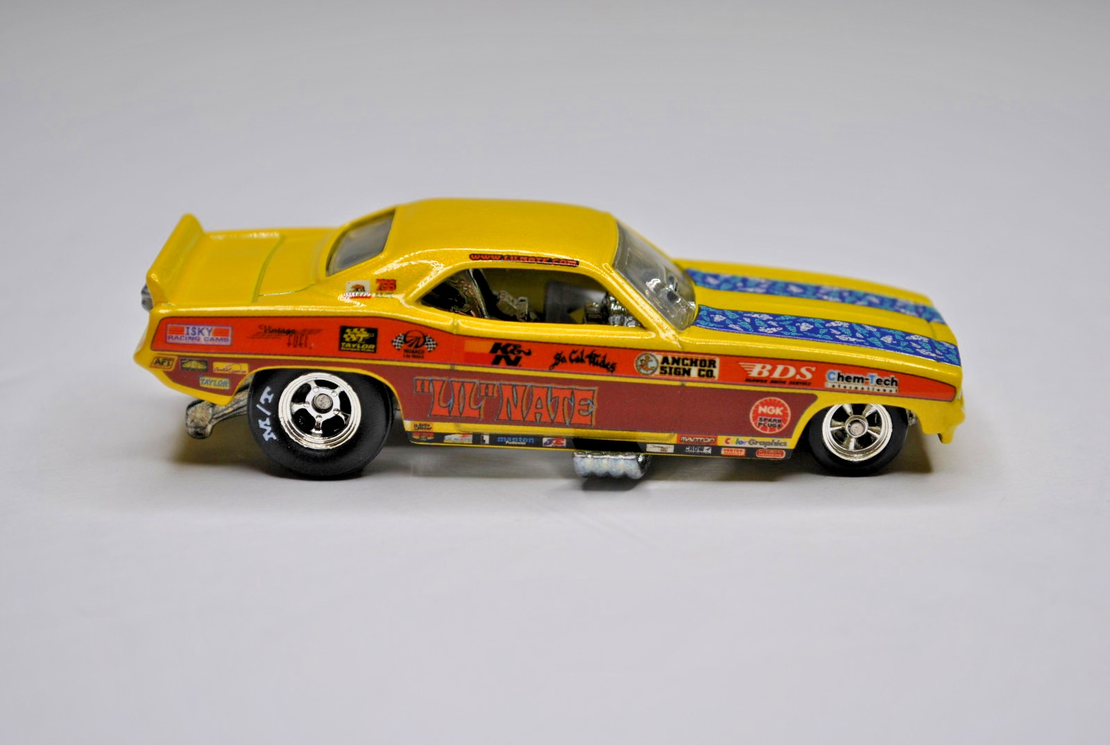 Hot Wheels Dragstrip Demons Lot of 2 Snake Prudhommes and Lil Nate Plymouth Cuda