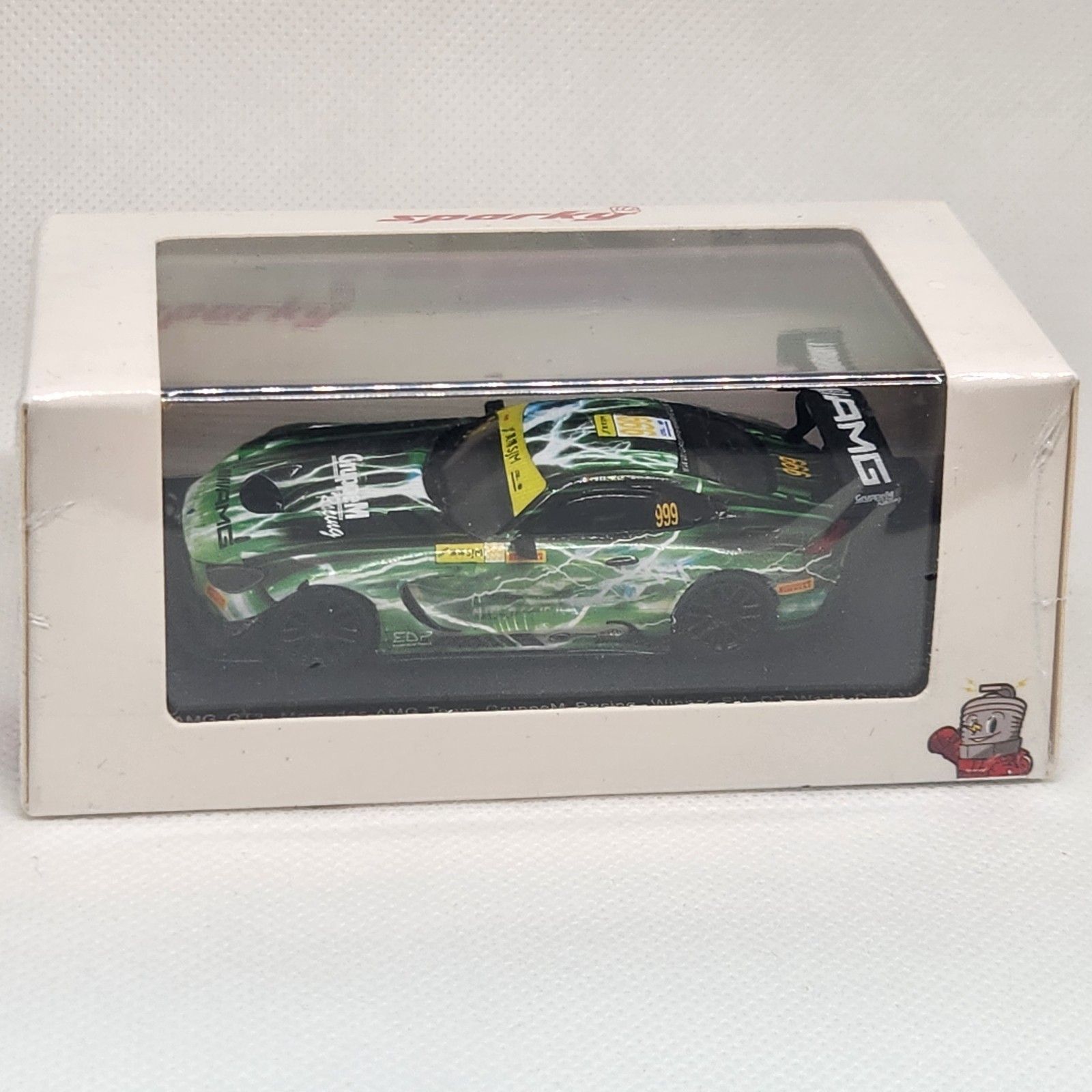 Y165 Spark 1/64 Mercedes-AMG GT3 #999 FIA GT World Cup Macau 2019 Winner