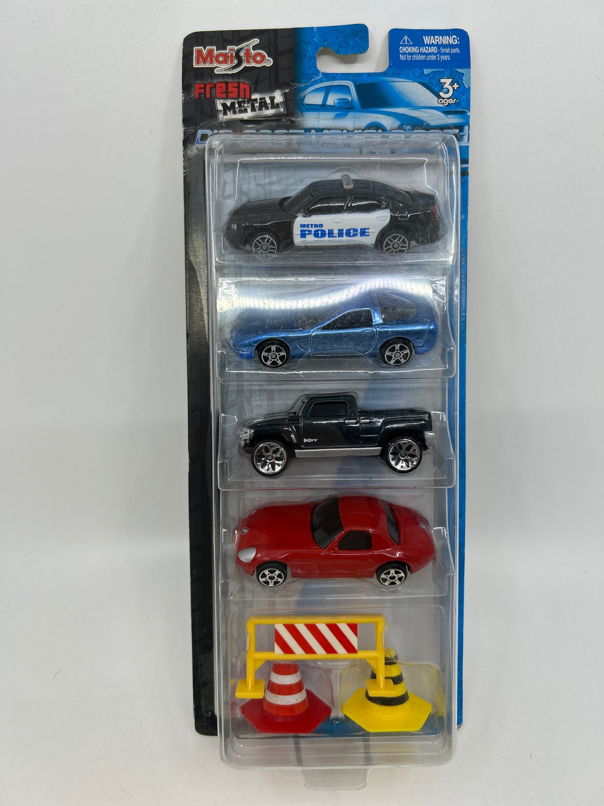 Maisto M15017 Fresh Metal 5 Piece Vehicle Pack, Assorted Designs and Colours