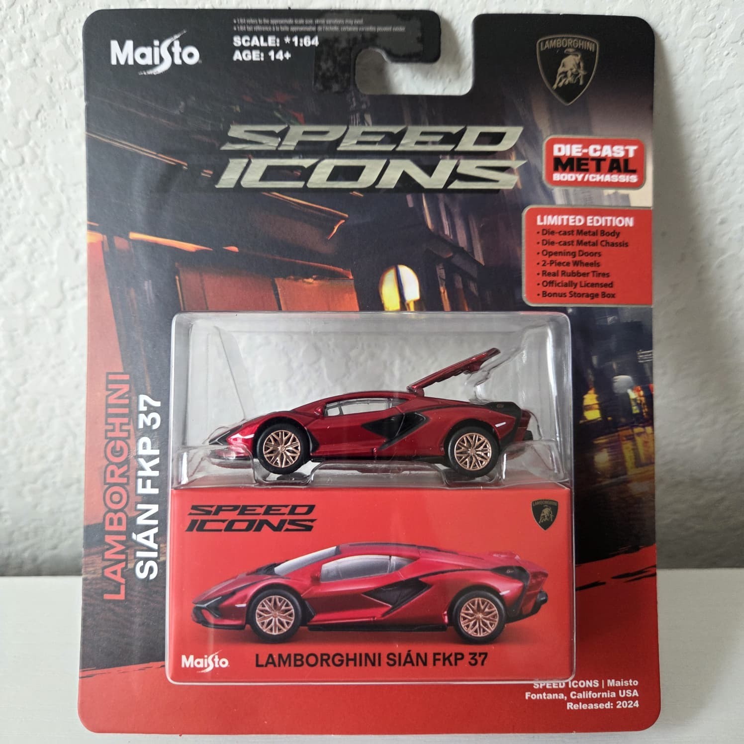 MAISTO SPEED ICONS Lamborghini Huracan and Lamborghini Sian FKP 35 set of 4