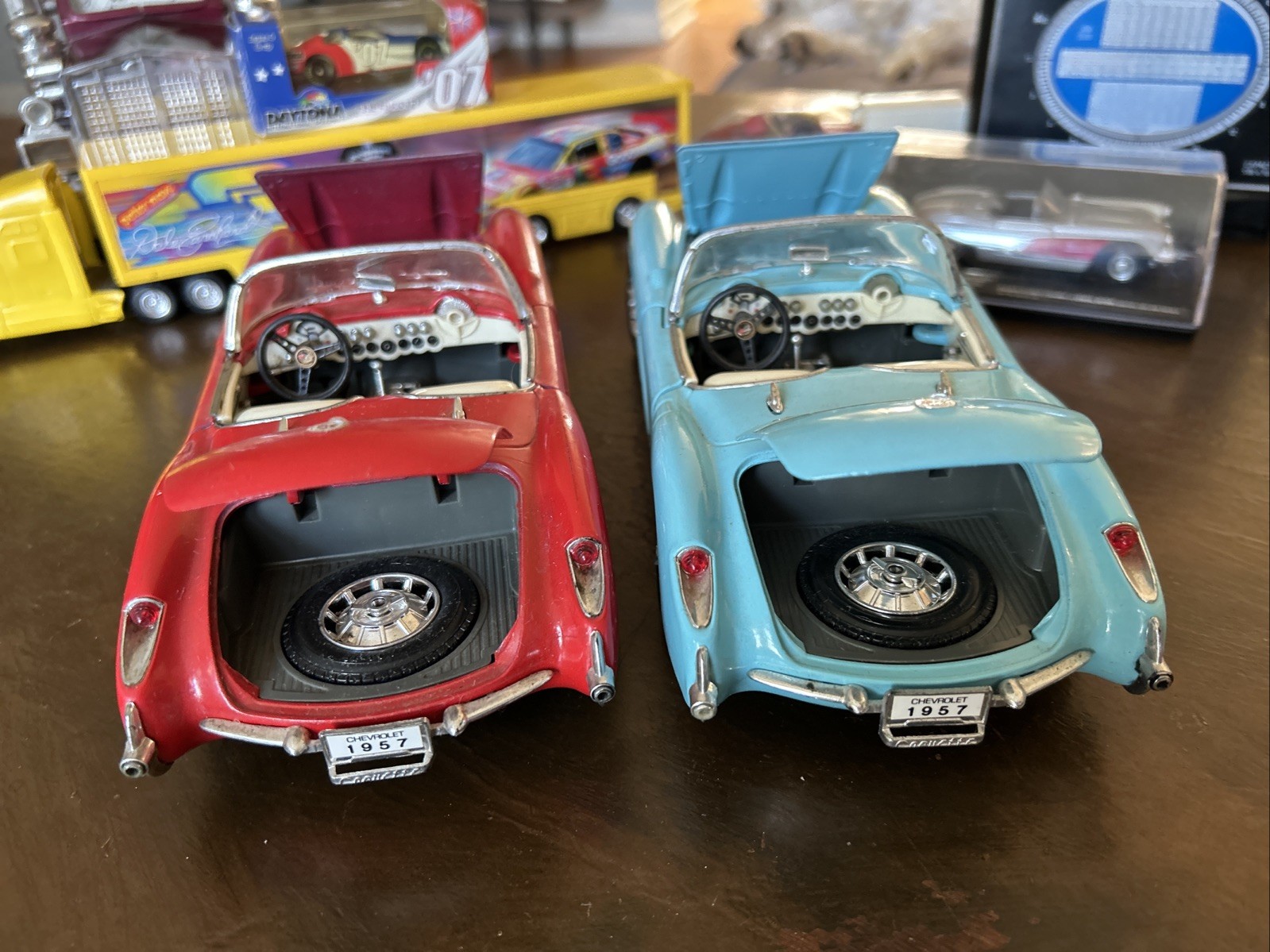 1957 Chevrolet Corvette die-cast model cars (3)
