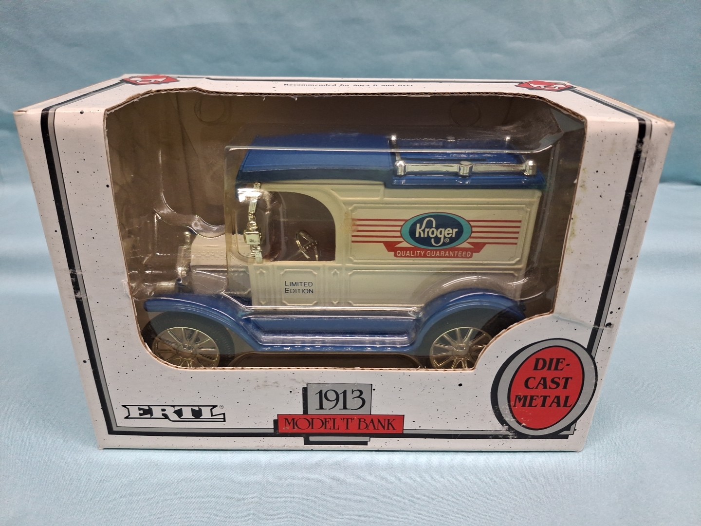 ERTL 1:25 1913 MODEL T BANK KROGER – LIMITED EDITION