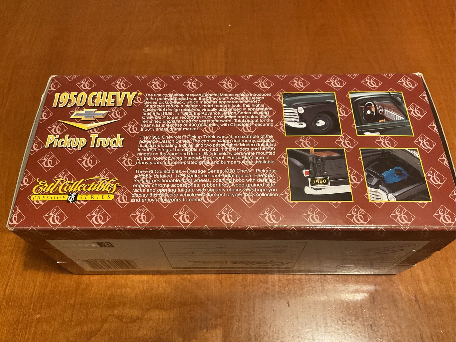 Ertl Collectibles Prestige Series Die Cast 1950 Chevy Pickup Truck, Please Read