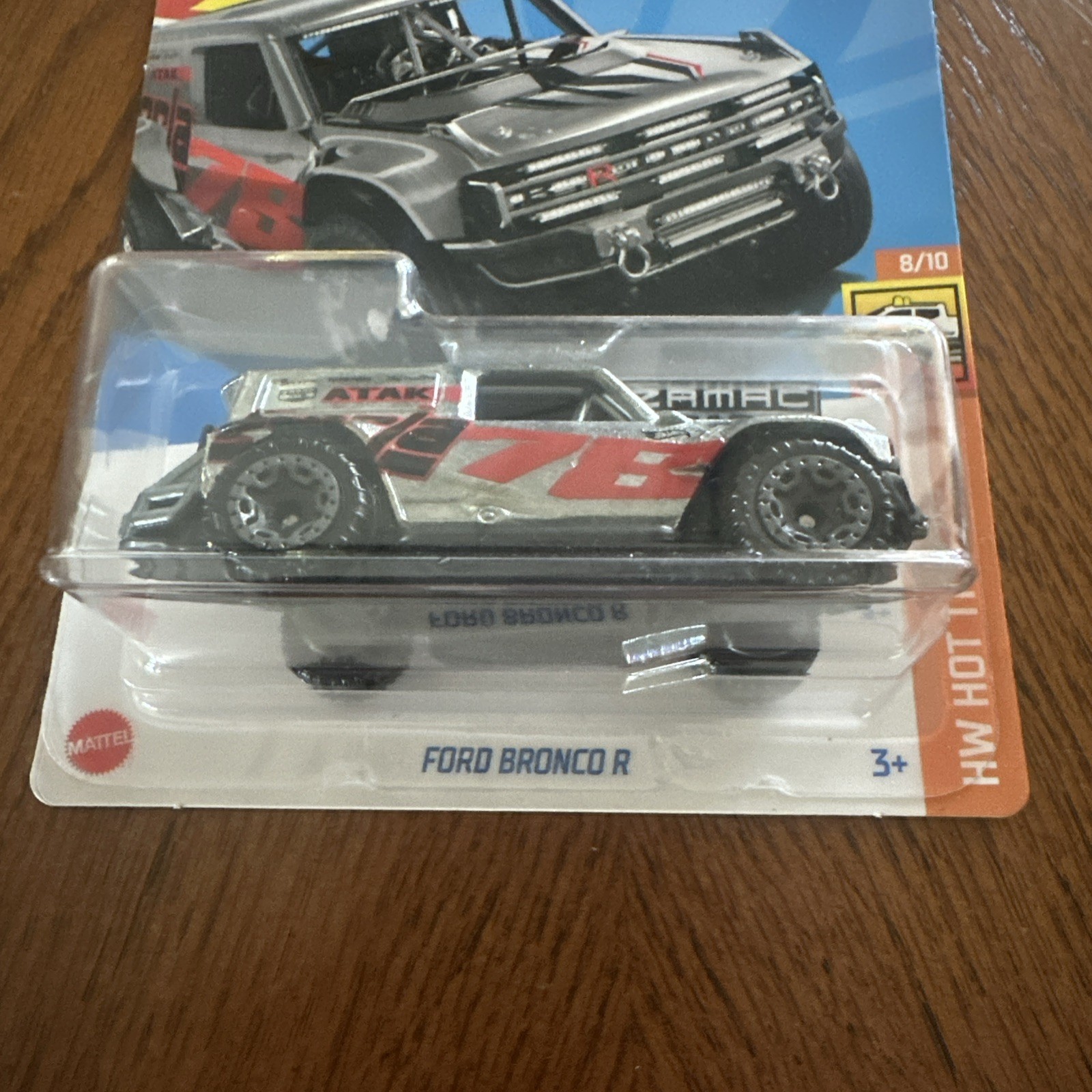 2023 Hot Wheels 225/250 HW Hot Trucks 8/10 Bronco R Raptor Zamac Edition 012