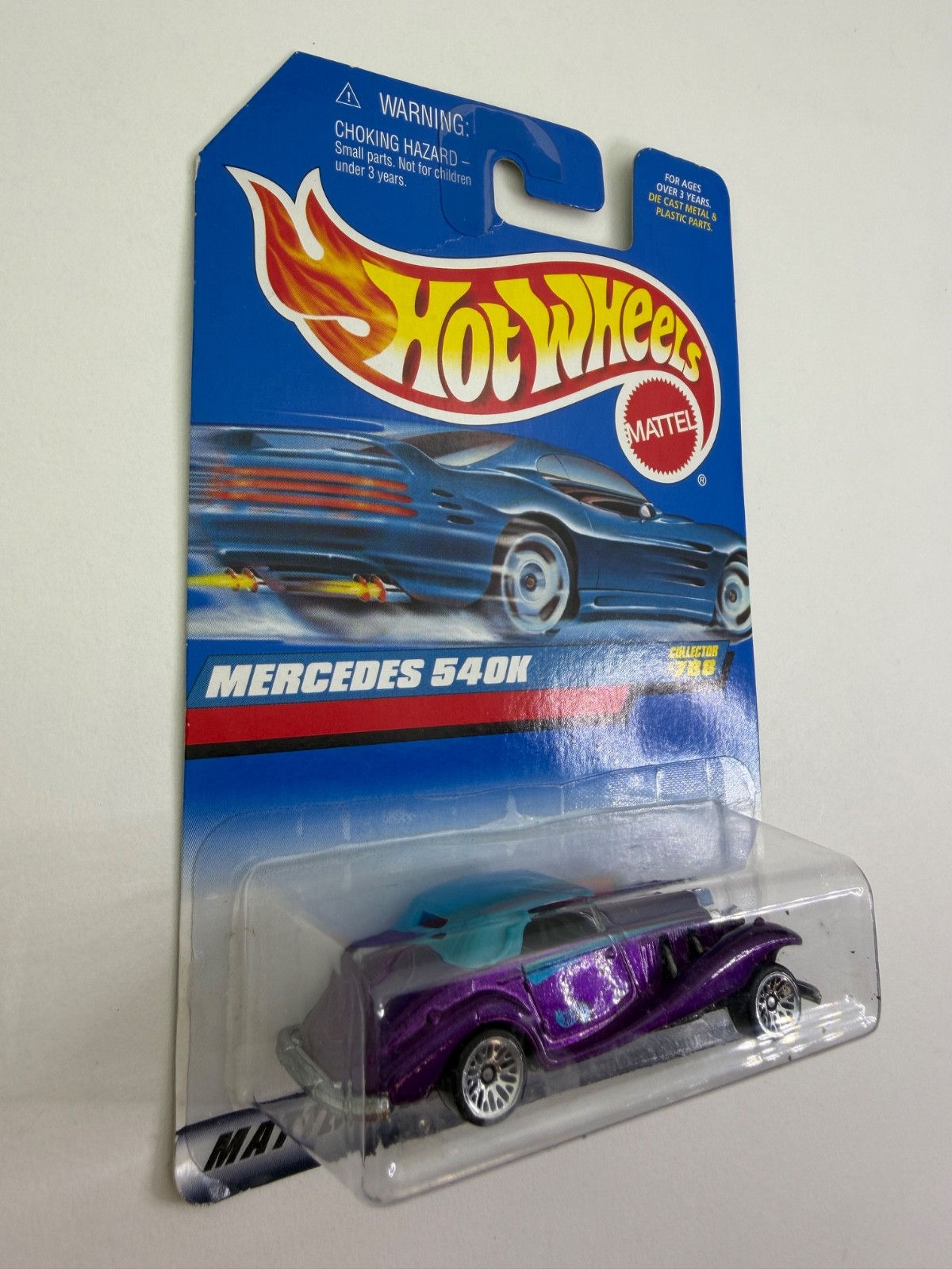 Hot Wheels Mercedes 540K Collector No 788 Blue & Purple