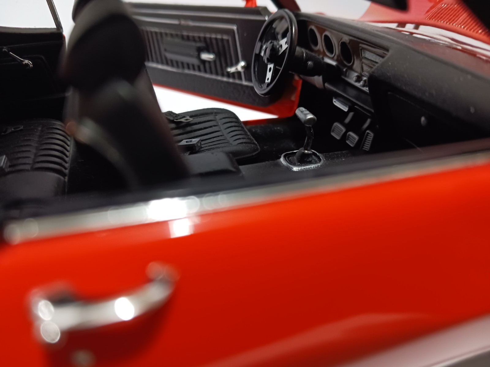 1:18 1970 PONTIAC GTO “THE PROSECUTOR” STREET FIGHTER in CAROUSEL RED, by ACME