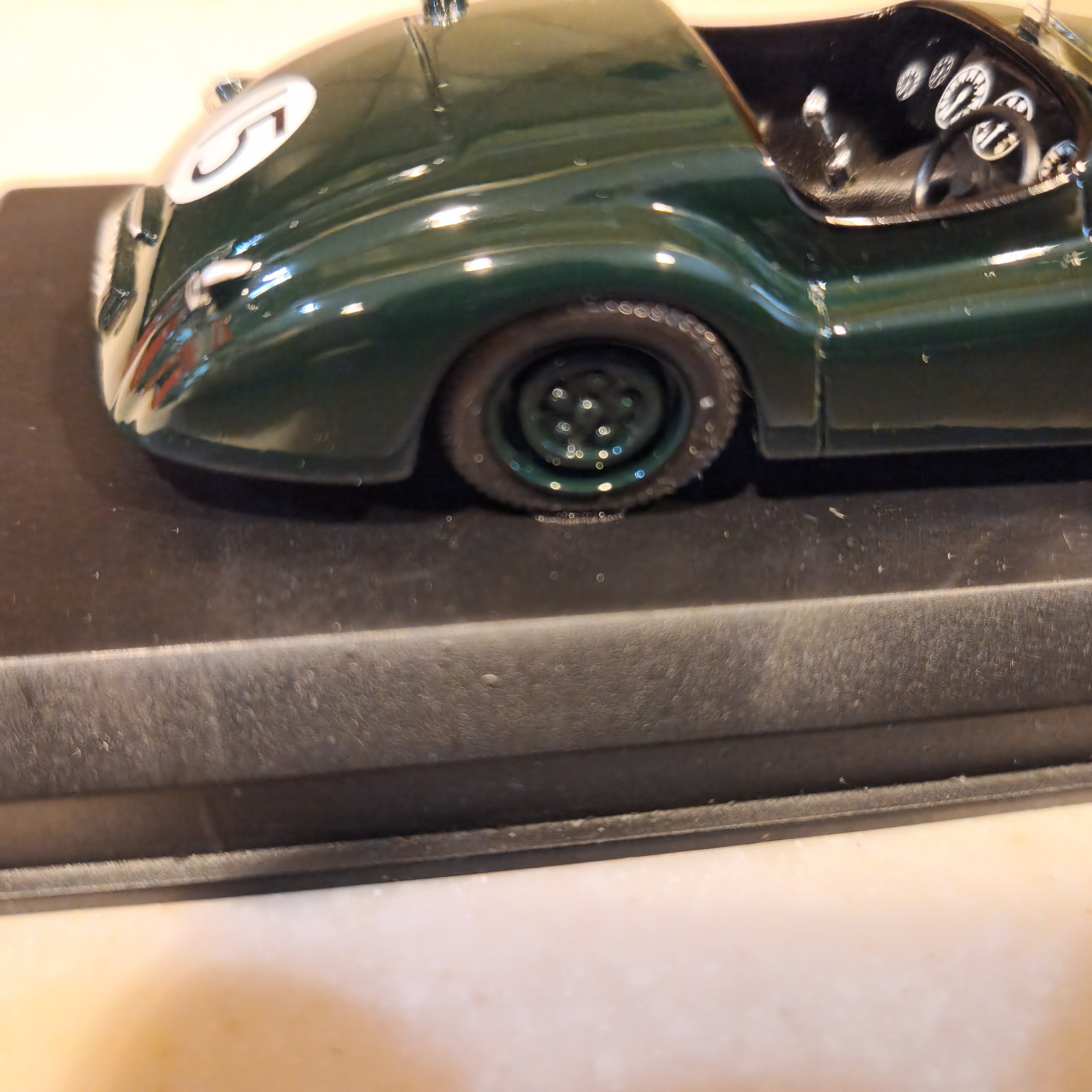1:43 Top Model Collection 1950 Jaguar XK 120, Le Mans 1950 #15 BRG