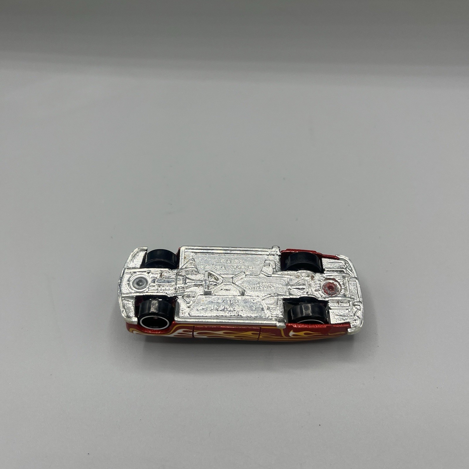 Custom Hot Wheels ’49 Merc Flames RED Hot Rod Classic Convertible 1:64
