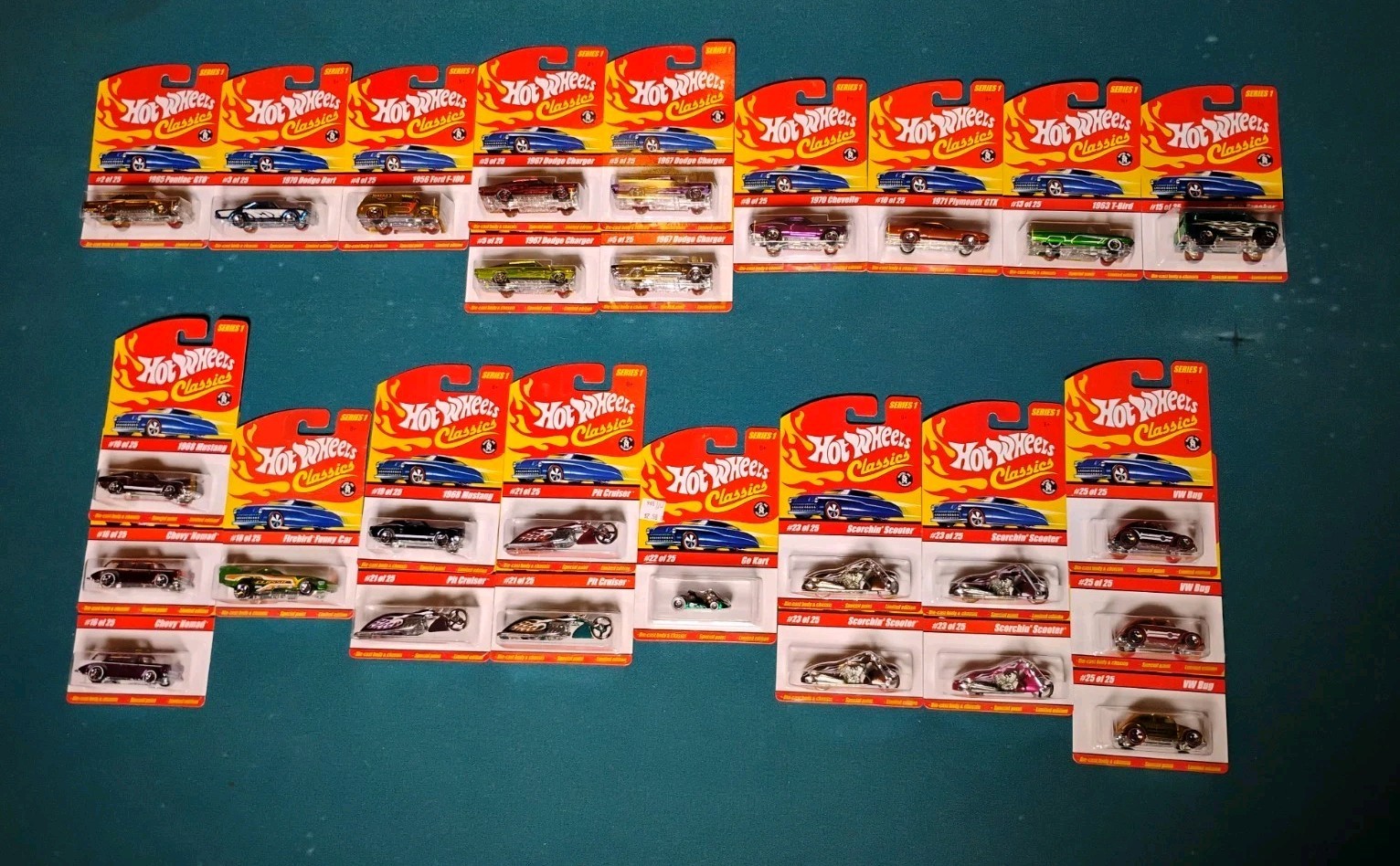 2004 Hot Wheels Classics Series 1 Lot Of 27, Assorted Variations NEW *Read Desc*
