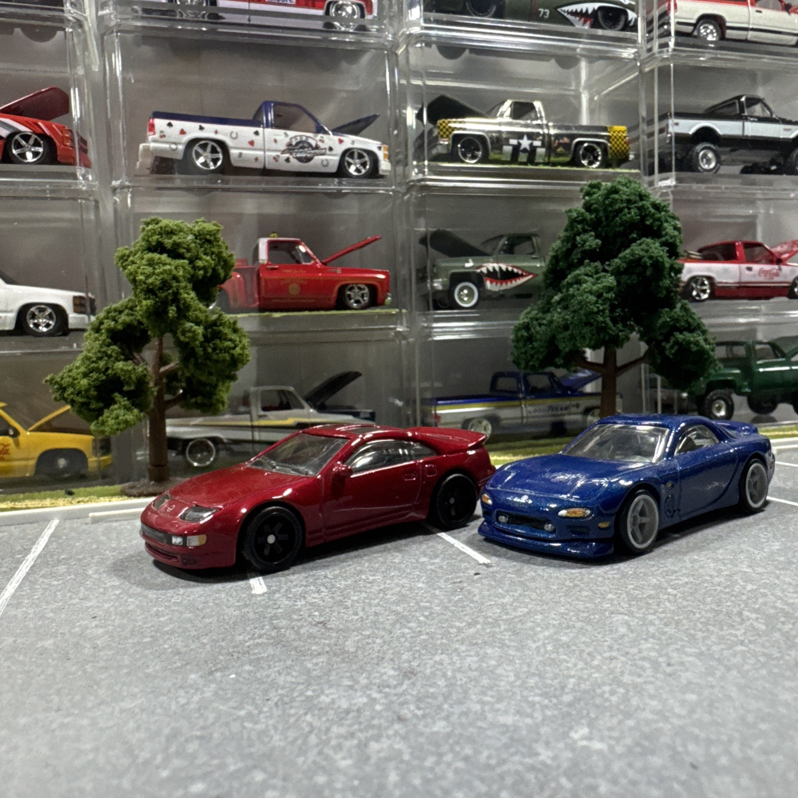 Hot Wheels Premium Car Culture Ronin Run Mazda RX-7 & Nissan 300ZX Lot of 2