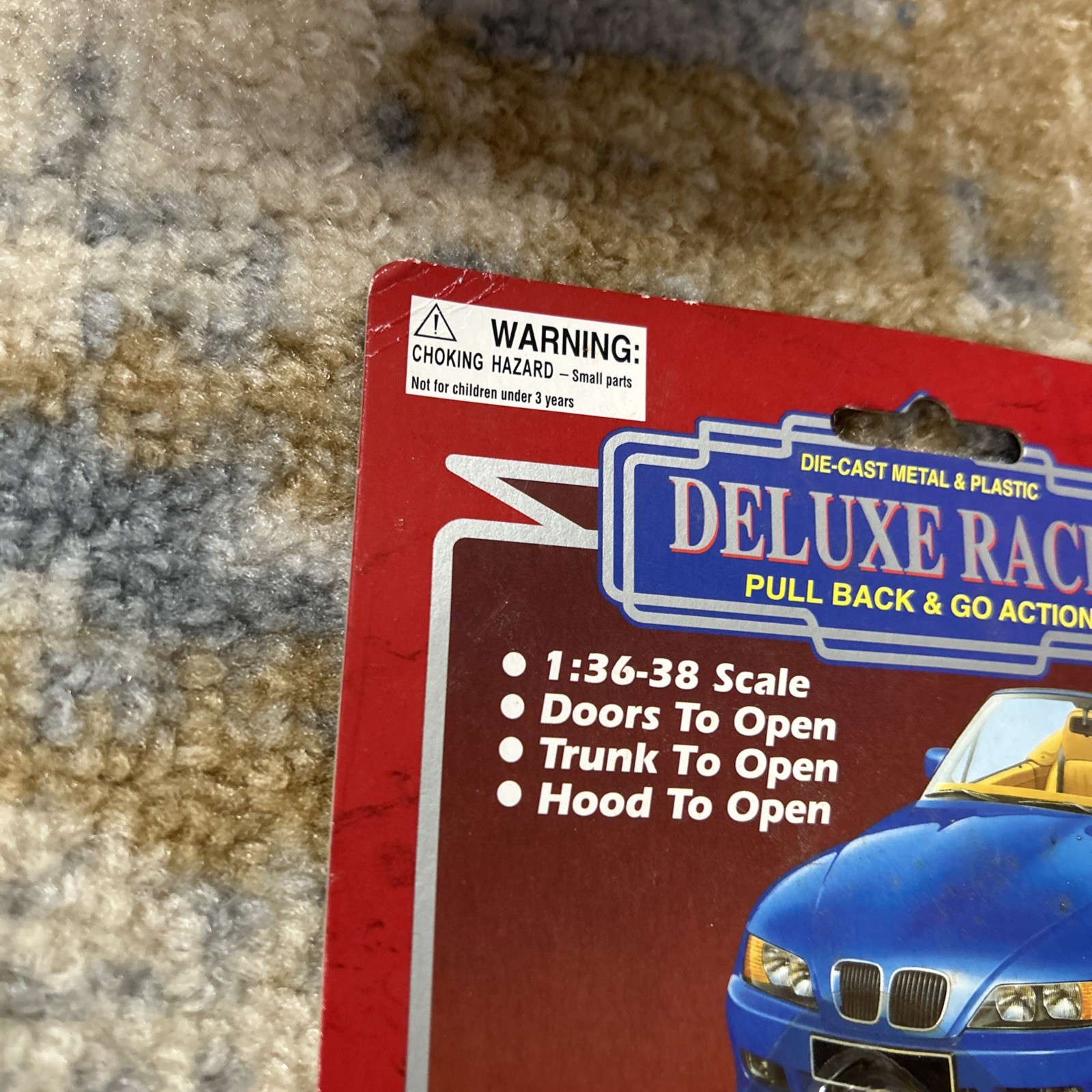 Welly Deluxe Racer Single Die Cast Metal And Plastic Corvette NIP