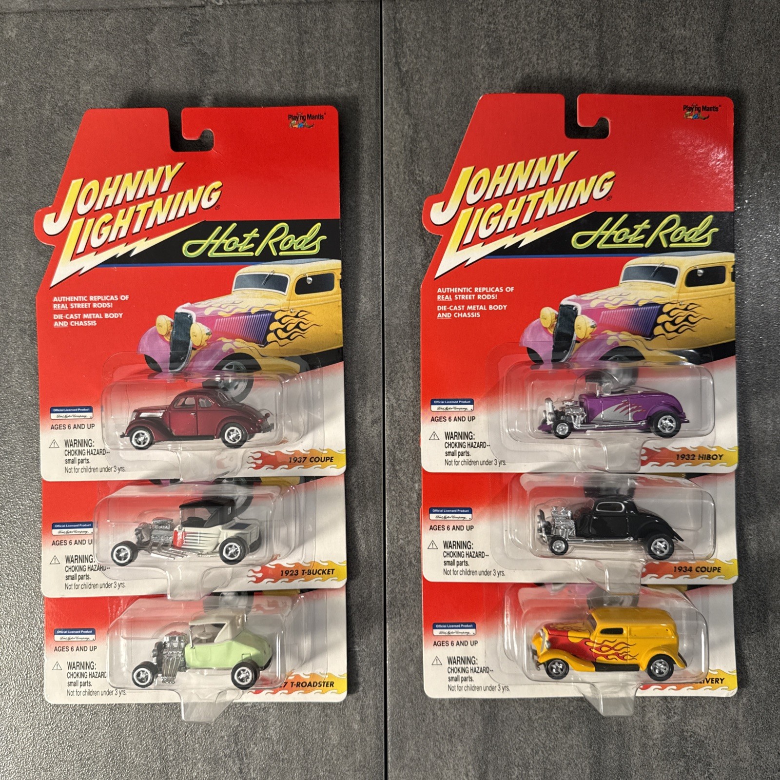 Johnny Lightning Hot Rods: Classic FORD Street Rods Complete New Set of (6)
