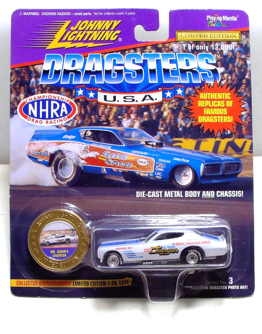 Johnny Lightning Dragsters Usa Mr. Norm’s Charger 1:64 Diecast