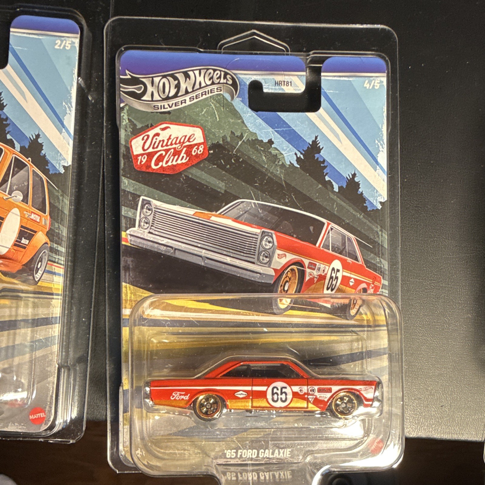 Hot Wheels Silver Series Vintage 19 Club 68 Set of 5 Cars