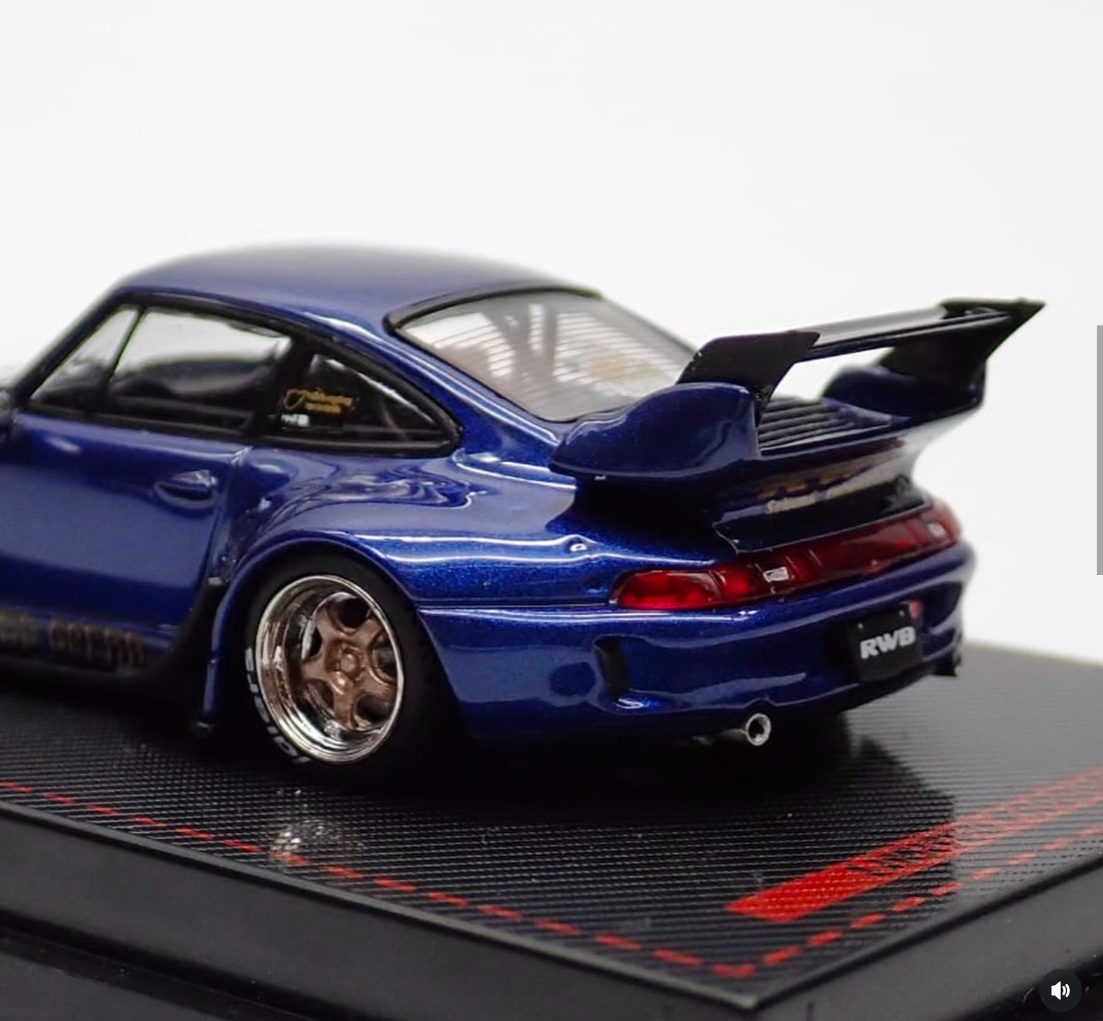 Ignition Model Porsche 993 RWB Blue Metallic TMCS Malaysia 26′ w/ Serial Number