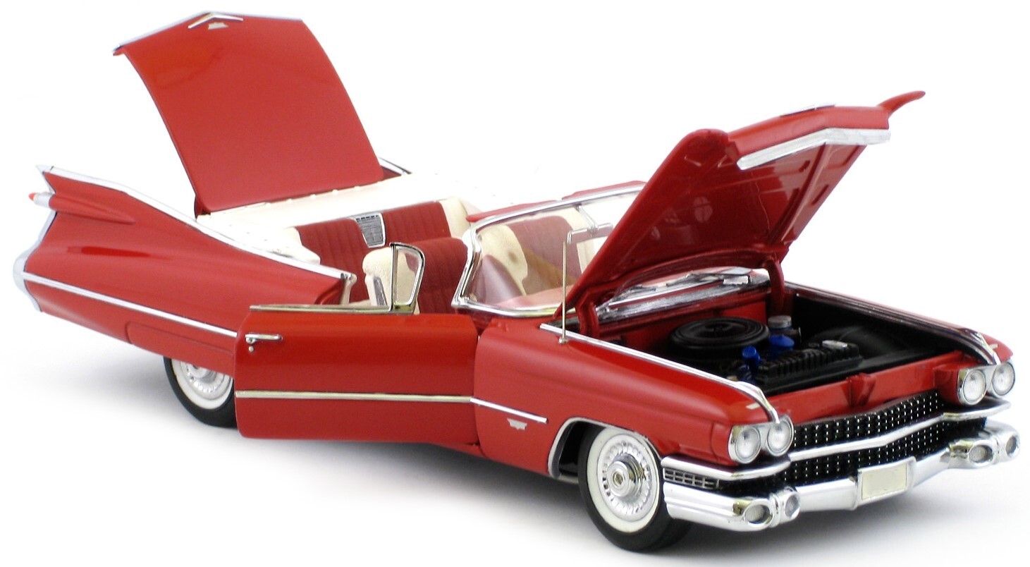 Classic Custom Cadillac Eldorado Concept18Hot Rod Race Promo Car1:24Carousel Red