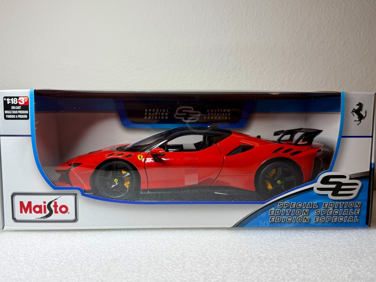 Maisto 1:18 Ferrari SF90 XX Stradale Red Full-open Diecast IN HAND