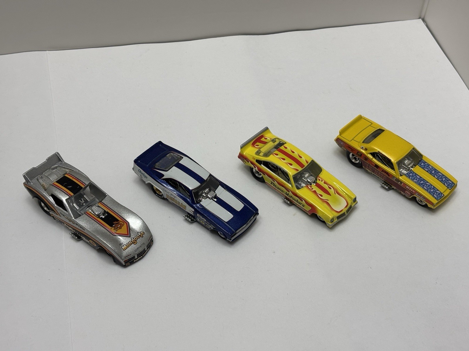 Hot Wheels DRAG STRIP DEMONS Lot X 4 Loose GREAT CONDITION Mongoose Real Riders