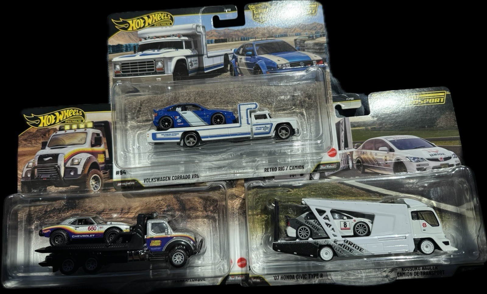 Hot Wheels 2026 Premium Team Transport FLF56-957L Complete Set of 3