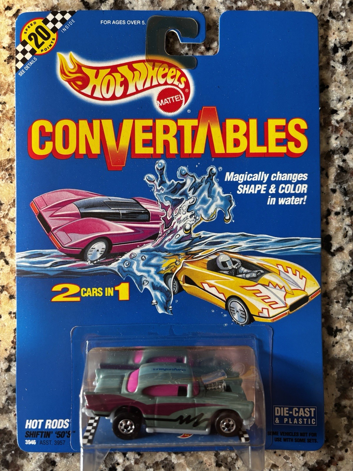 1990 Mattel Hot Wheels Convertables