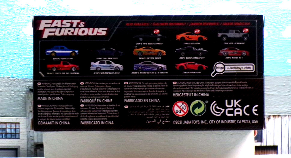 Jada Toys Fast & Furious Toyota GR Supra 1:32 Scale Metal Rubber Plastic Parts!