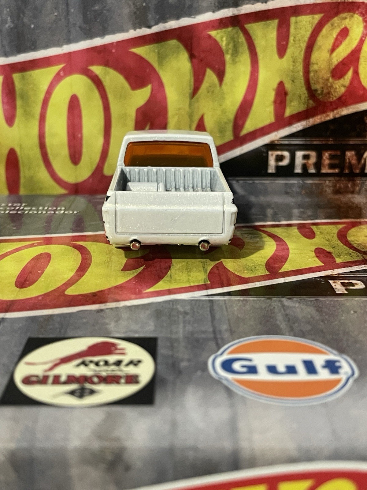 Hot Wheels ’83 Silverado White FRAM Toys R Us Edition Loose (Wheel Swap)