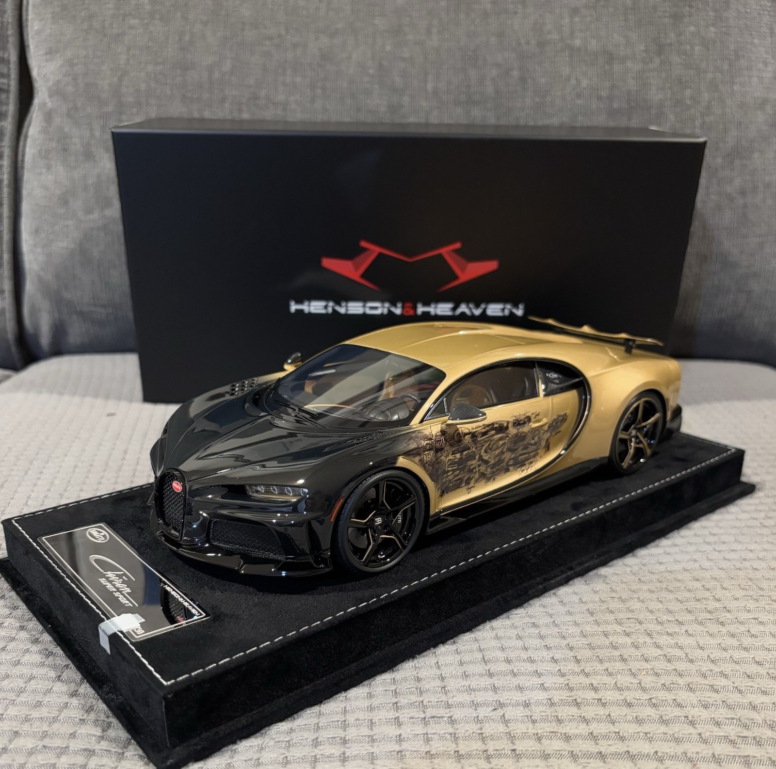 1/18 HH Henson & Heaven Bugatti Chiron Super Sport Golden Era Limited 30 Rare