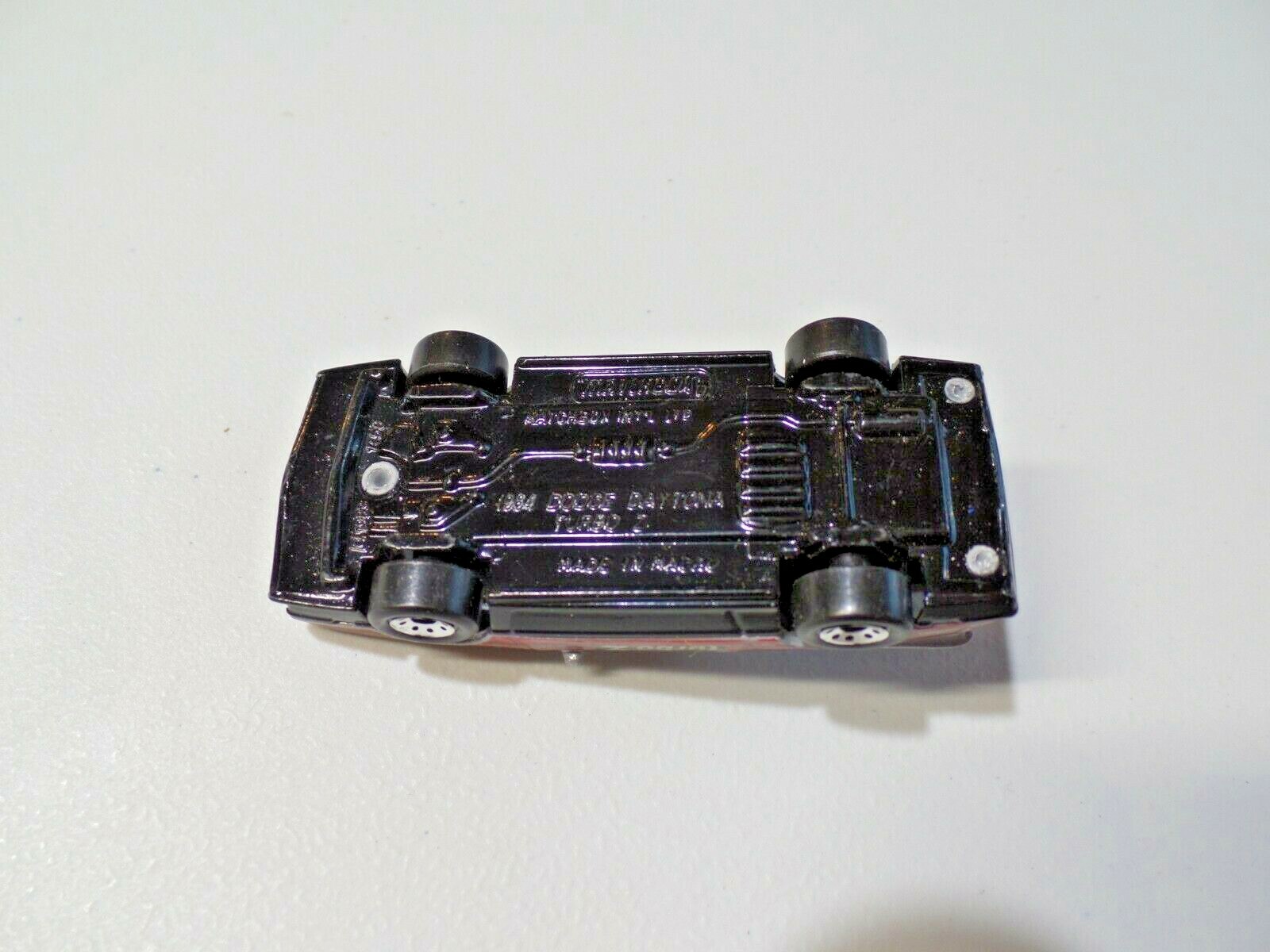 Matchbox 1984 Dodge Daytona Turbo Z Diecast Macao Black Painted Base