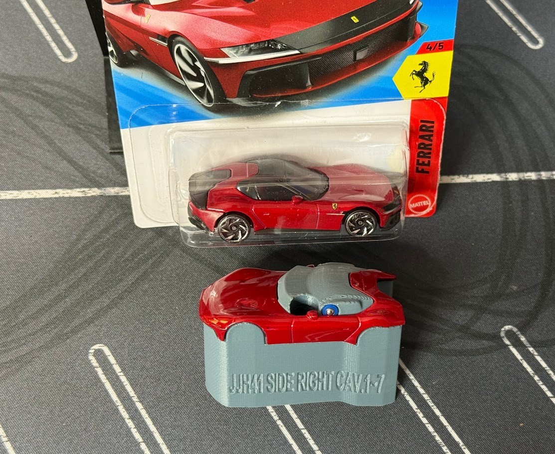 2026 Hot Wheels Prototype Nest-Ferrari 12cilindri Red VVHTF Nesting Cradle Nest