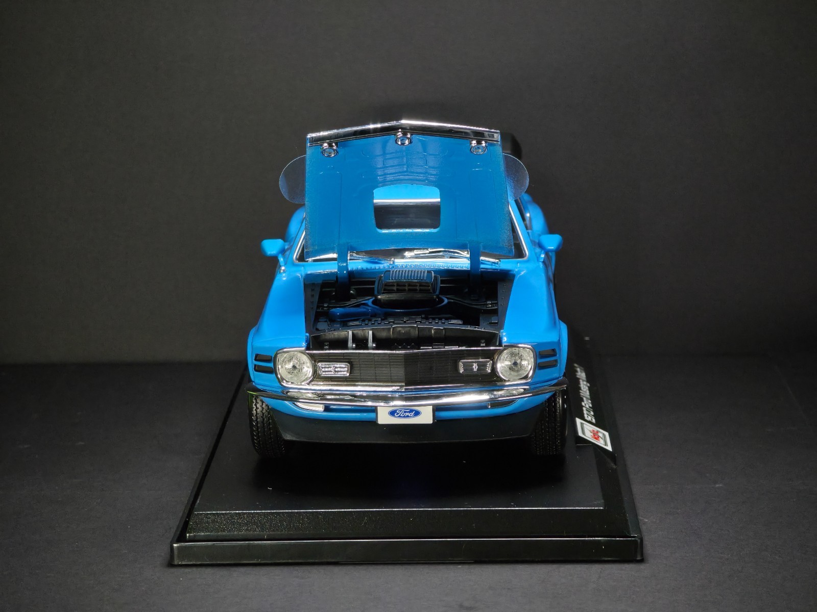 1970 Ford Mustang Mach 1 Blue 1:18 Maisto Exclusive Style Special Edition