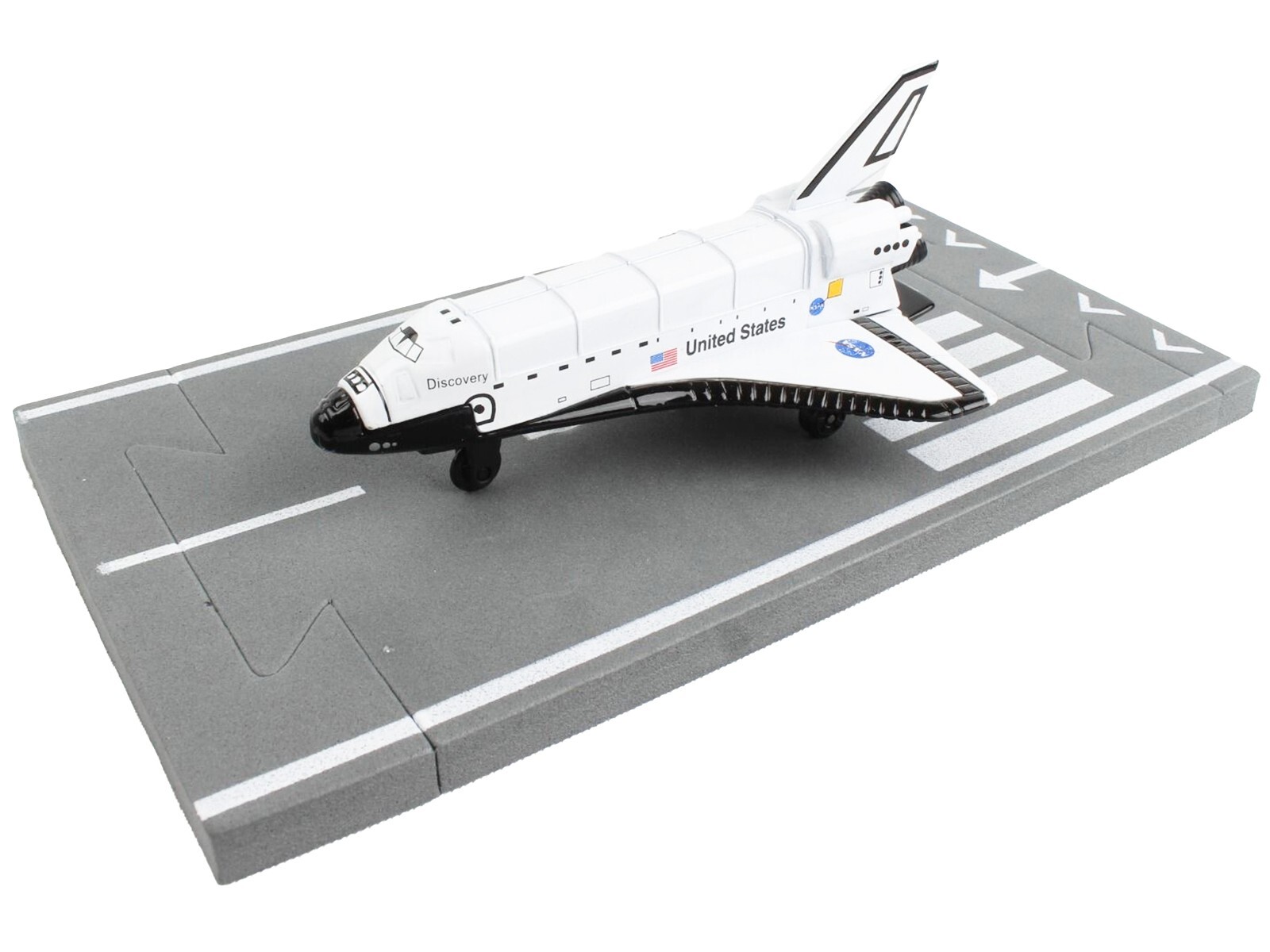 NASA “DISCOVERY” SPACE SHUTTLE “UNITED STATES” DIECAST MODEL BY RUNWAY24 RW220