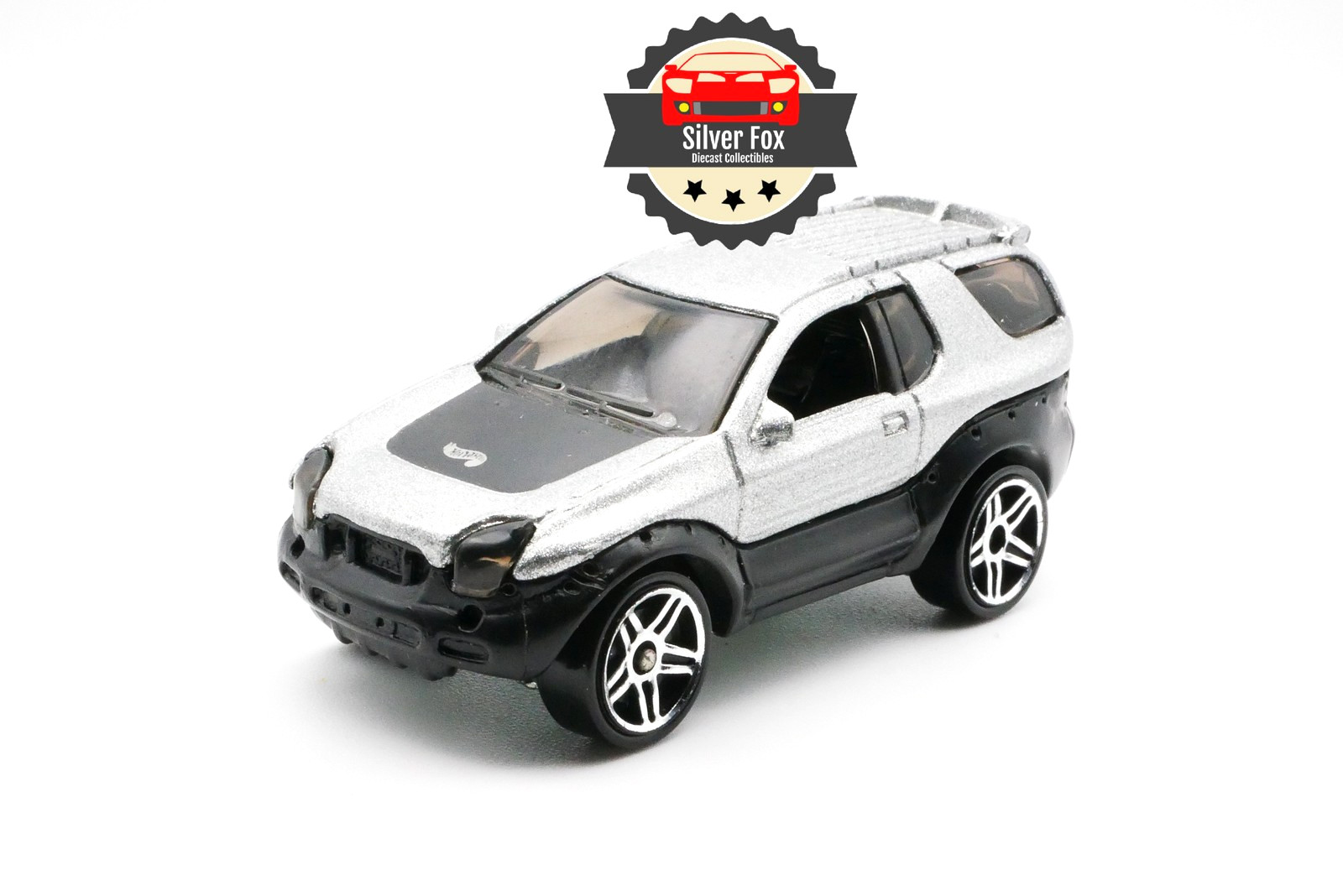 2000 ISUZU VEHICROSS 4X4 ALL TERRAIN GRAY 1:64 SCALE DIECAST COLLECTOR MODEL CAR