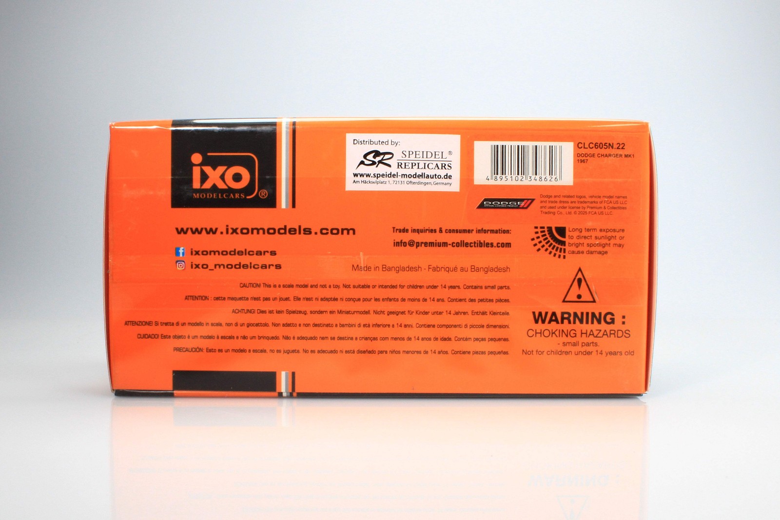 1967 Dodge Charger 1:43 IXO Models CLC605N.22