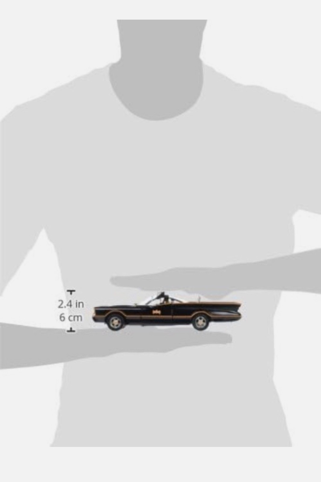1966 Batmobile Die-Cast Car with Batman and Robin Figures – Mint Condition