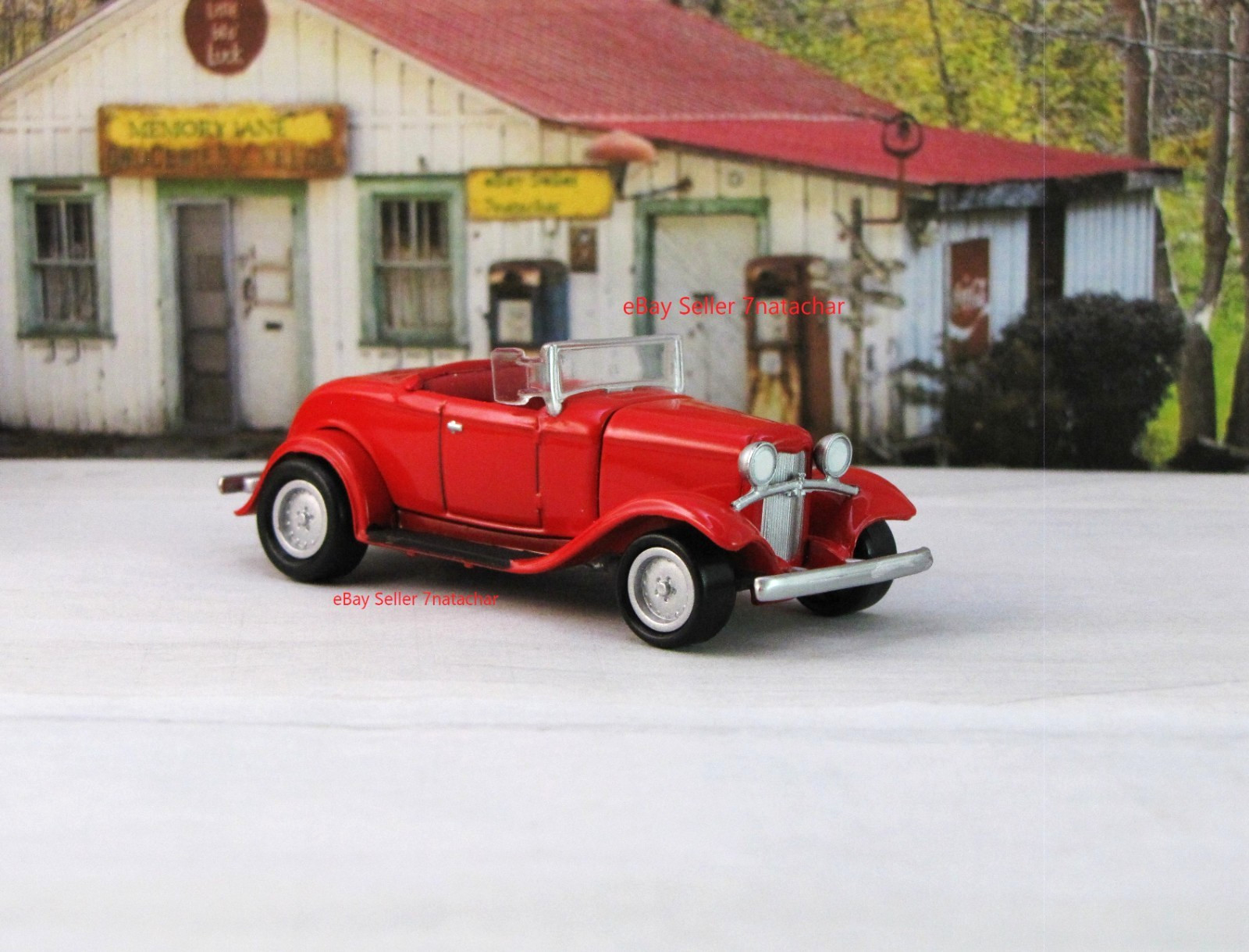 1932 Ford Roadster Flathead V8 American Classic Model Hot Rod Red