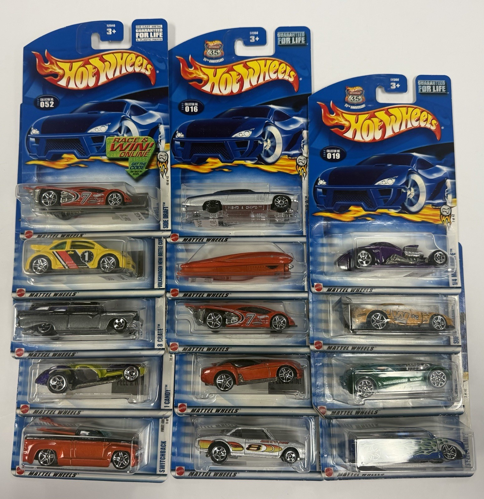 Hot Wheels First Editions Variety Lot of 14 35th Anniversary 2001/2002 New