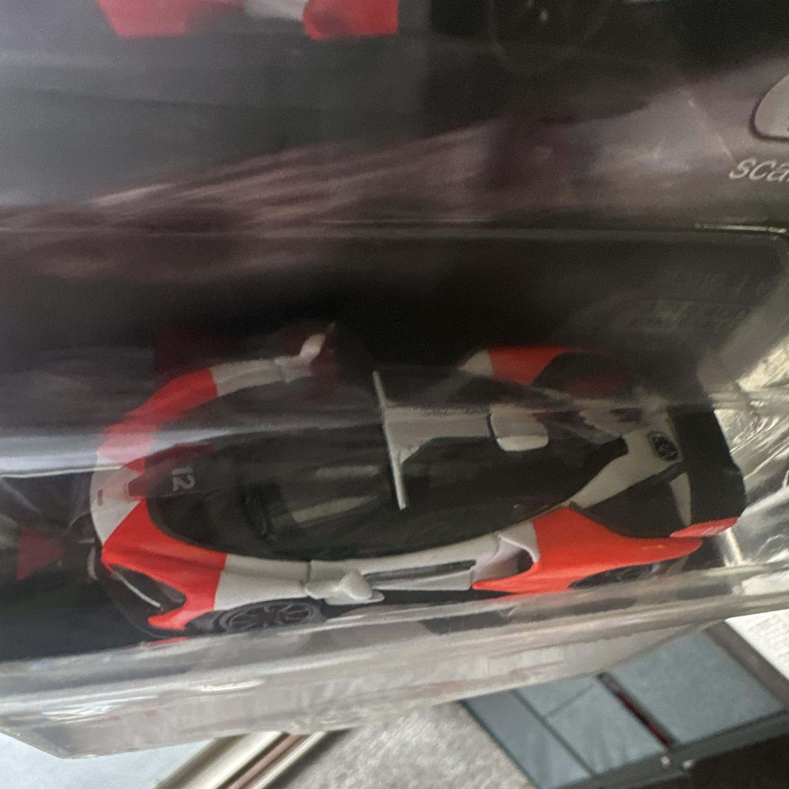 TSM Model Mini GT McLaren Senna 1:64 Diecast White/Red/Black Unopened