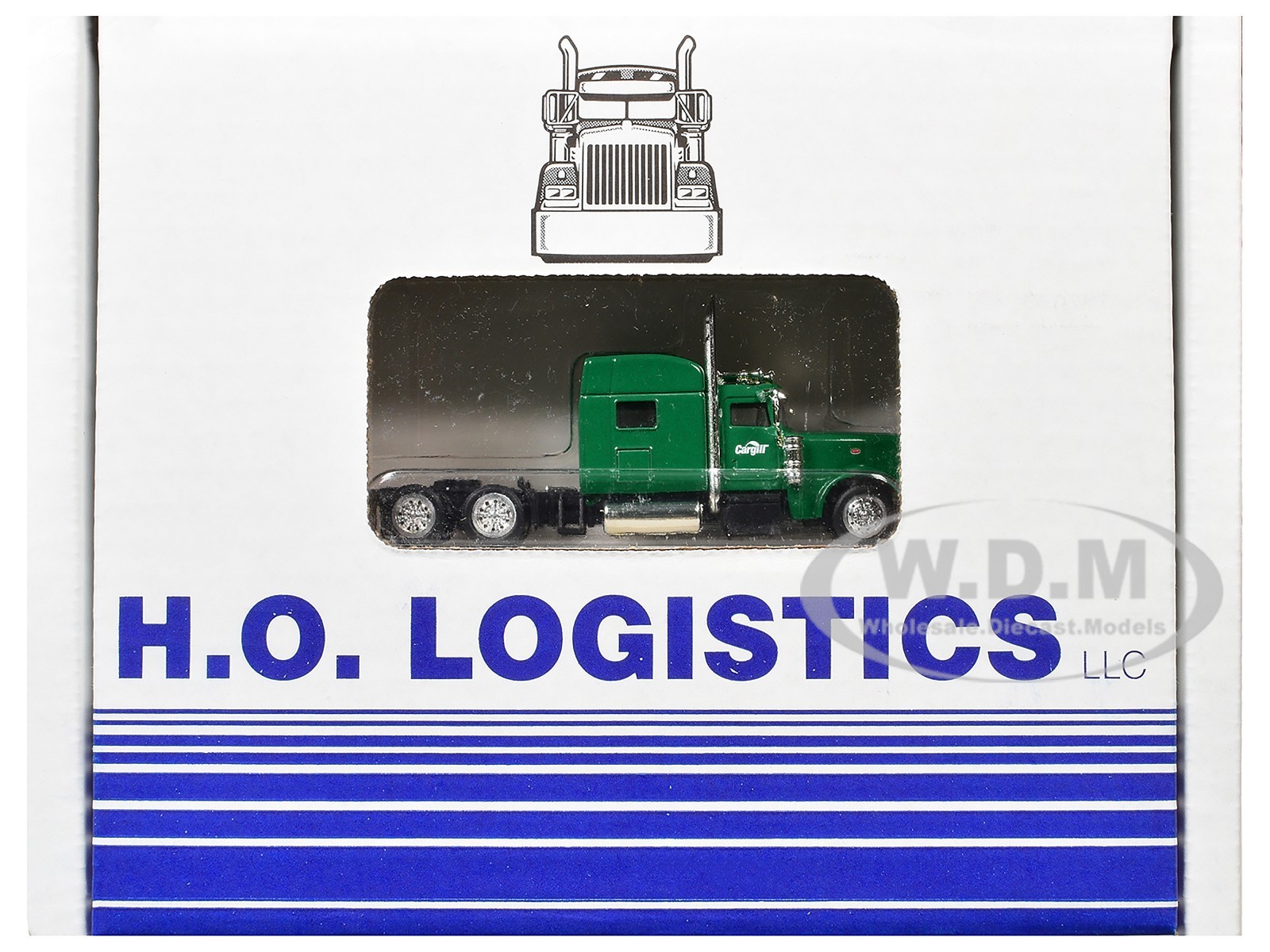 PETERBILT 389 TRUCK W/GRAIN TRAILER CARGILL GREEN 1/87 HO LOGISTICS HL-38911-465