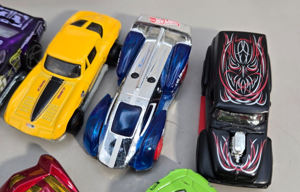 Hot Wheels Lot of 13 Cars Batman, Camaro, Homer, and Various