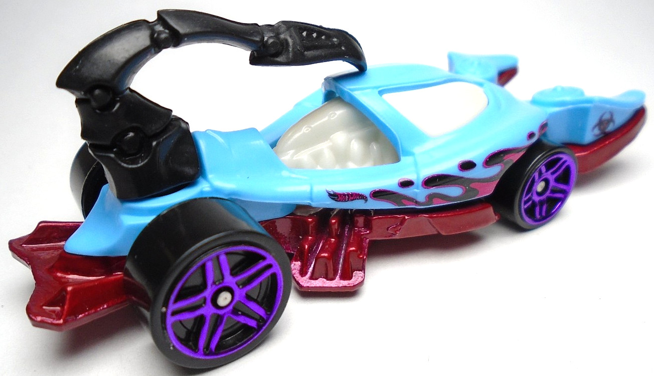 2024 HOT WHEELS HW SCORPEDO LIGHT BLUE 1:64 DIECAST 3 1/8″ SCORPION CAR W/ RED