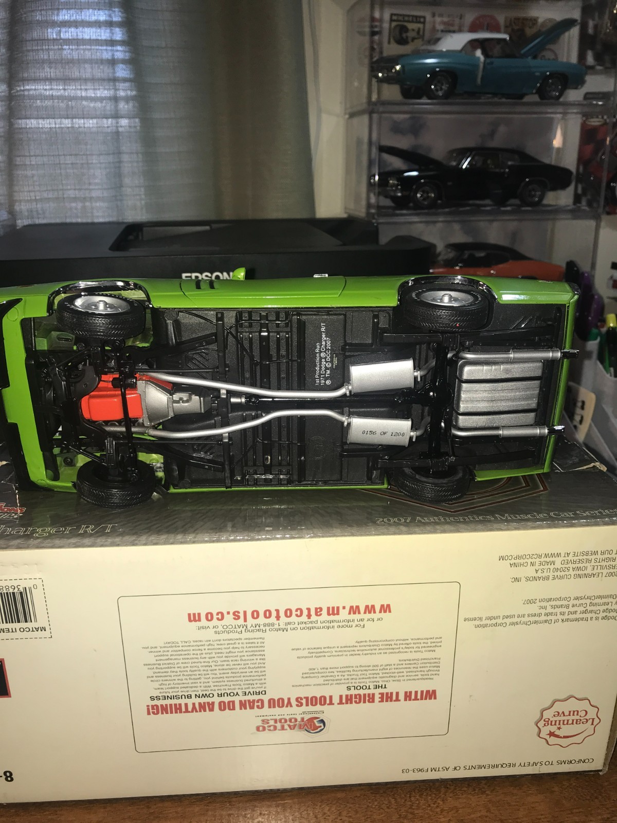 Matco Tools 1/18 1971 Charger RT ONLY 1200 EVER PRODUCED!!!!!!!!!!!!!!!!