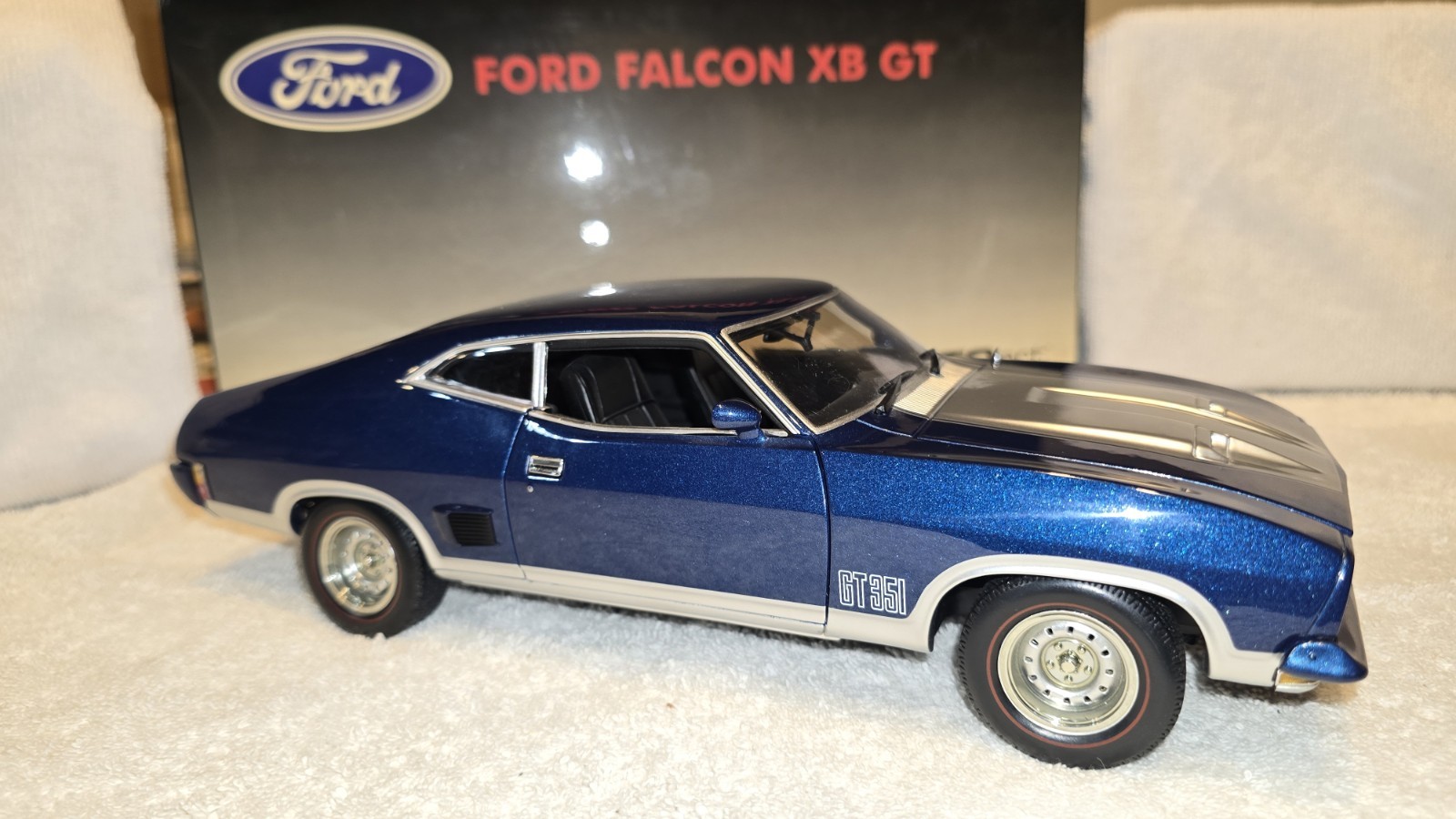 1/18 Biante/Autoart Ford Falcon XB GT, Apollo Blue, Beautiful,See Description