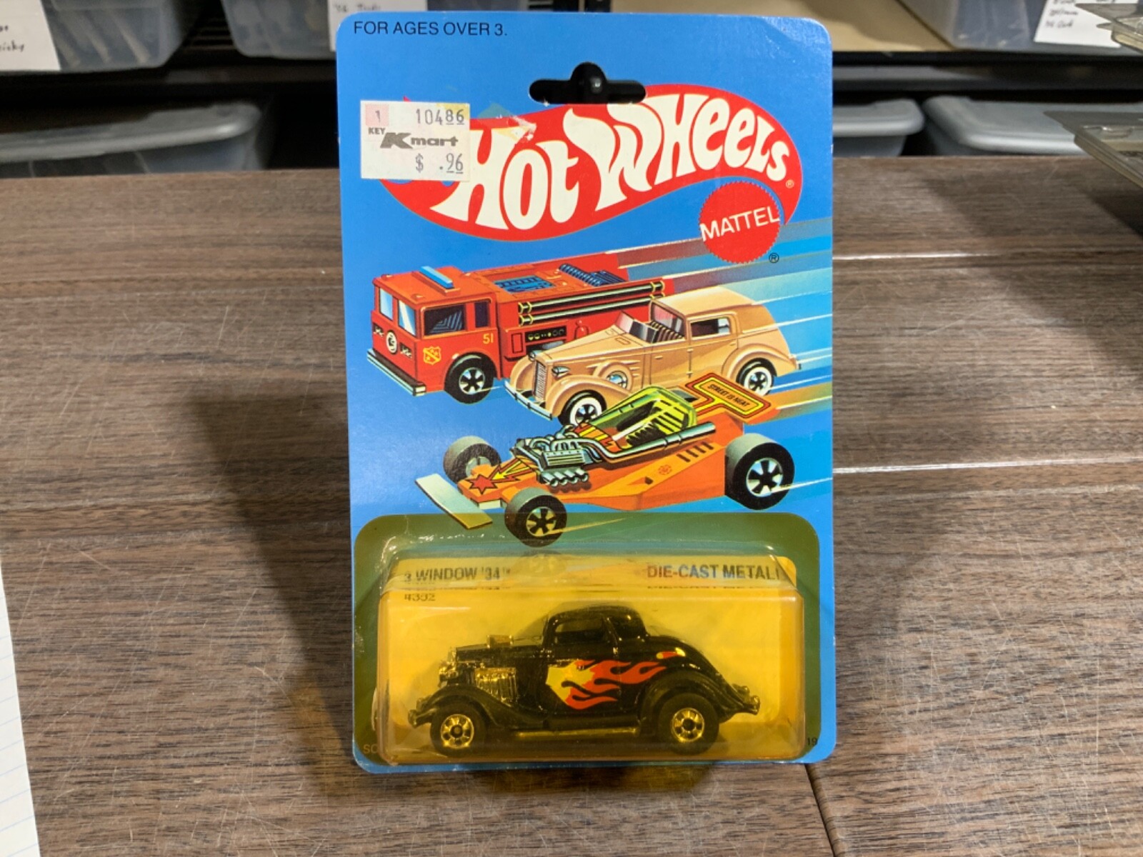 HOT WHEELS 3 WINDOW ’34 4352