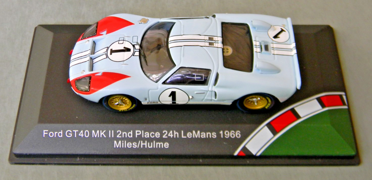 CMR 1:43 Ford GT40 MK II, Miles / Hulme, LeMans 1966, Classic Model Replicars