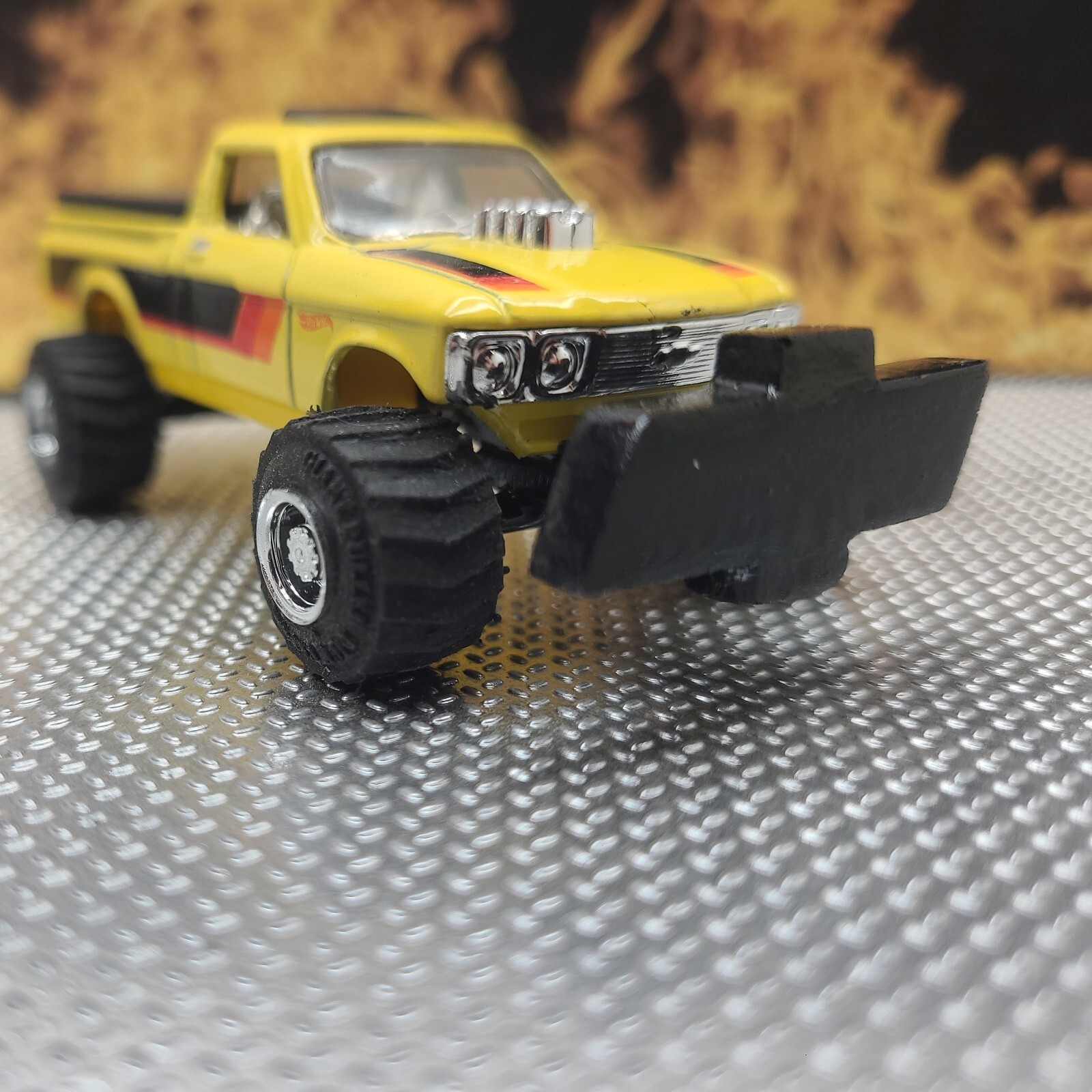 CUSTOM BUILT 1:64 GreenLight Chevy ❤️ 4×4 CHEVEROLET HOTROD PULLING TRUCK puller