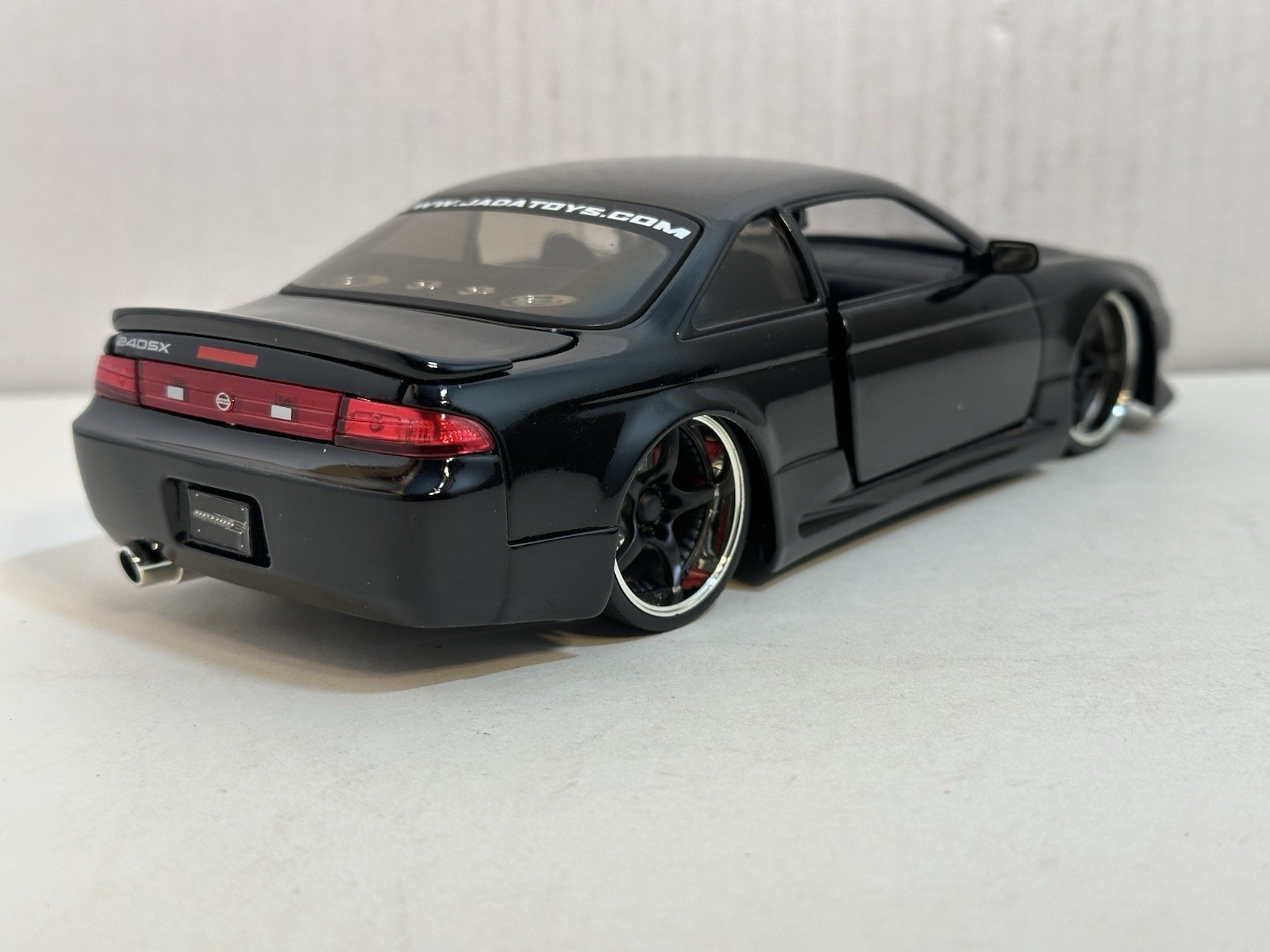 JADA OPTION D 1998 NISSAN 240SX (S-14) BLACK 1:24 DIECAST MODEL CAR NEW NO BOX