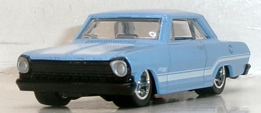LOOSE 2026 HOT WHEELS 1:64 LIGHT BLUE ’63 CHEVY ll WHEEL SWAP REAL RIDERS