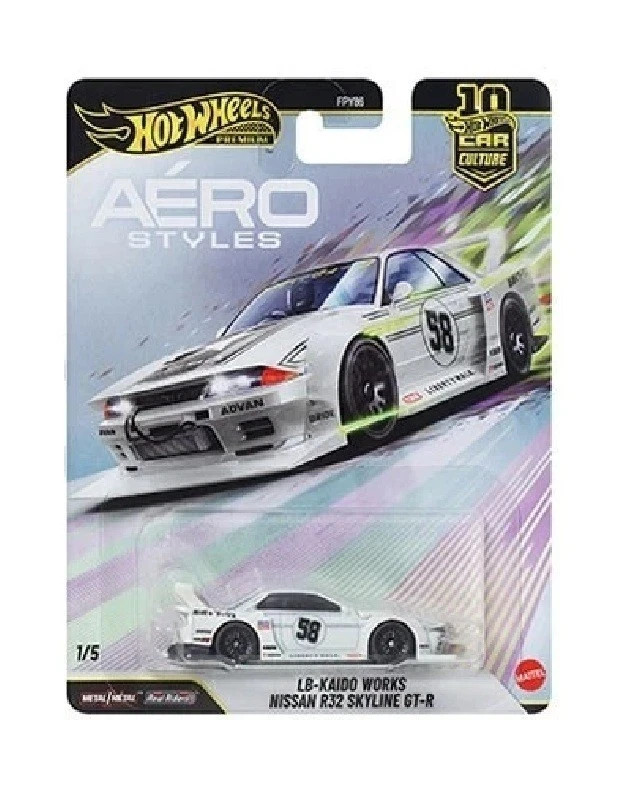 HOT WHEELS CAR CULTURE 10th ANNIVERSARY AREO STYLE 1/64 SET of 5 FPY86-961 U
