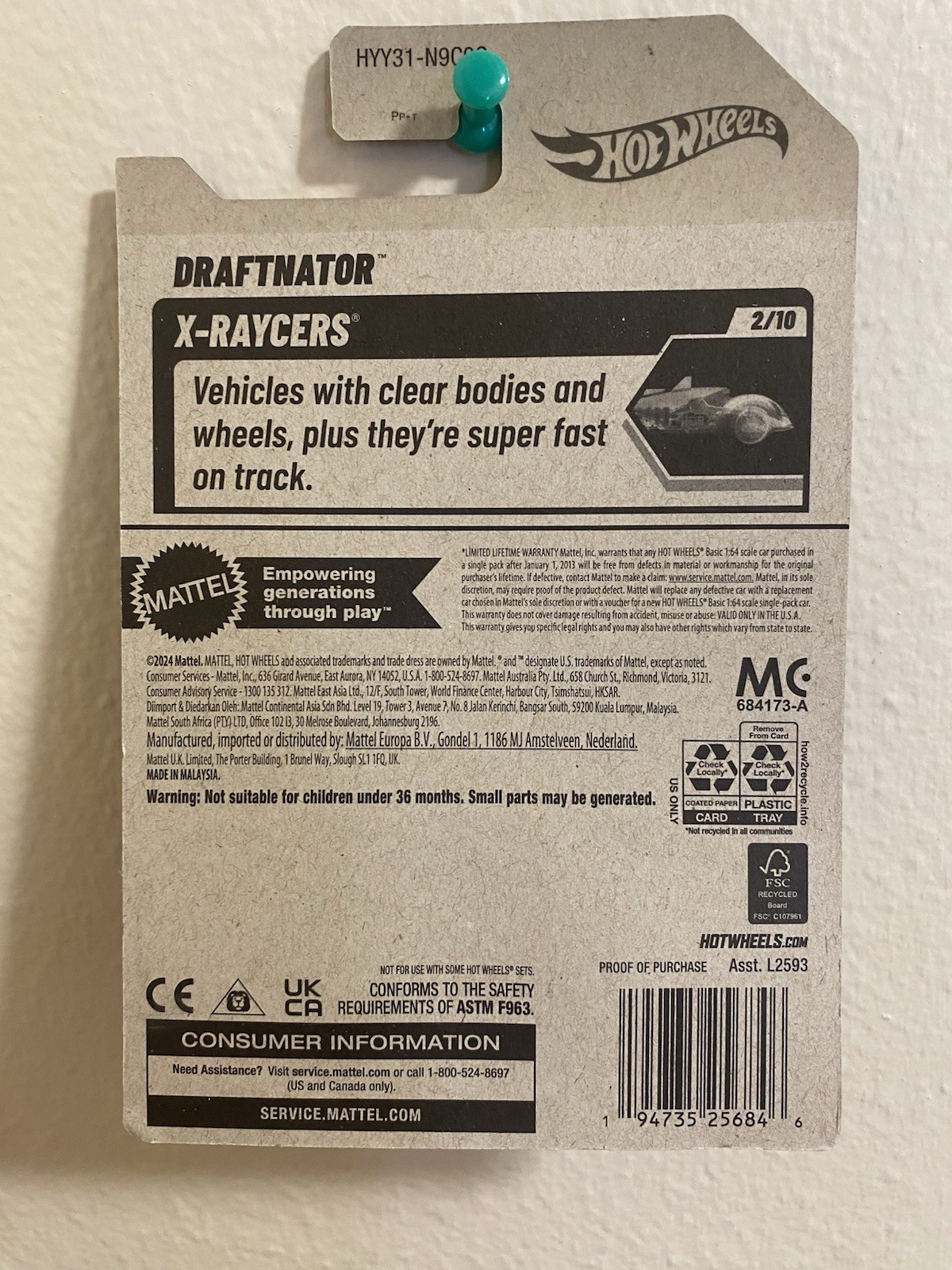 2025 HOT WHEELS KROGER EXCLUSIVE COLOR DRAFTNATOR