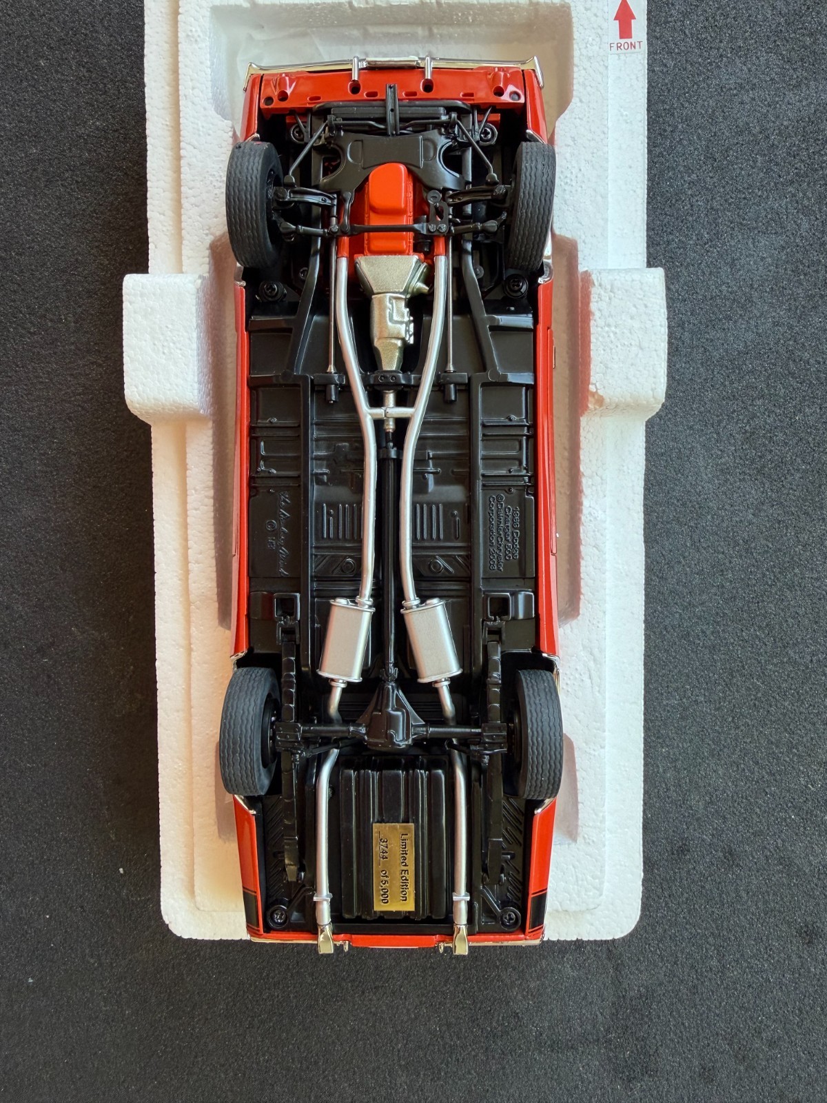 DANBURY MINT #3744/5000 1969 DODGE CHARGER 500 Orange with box